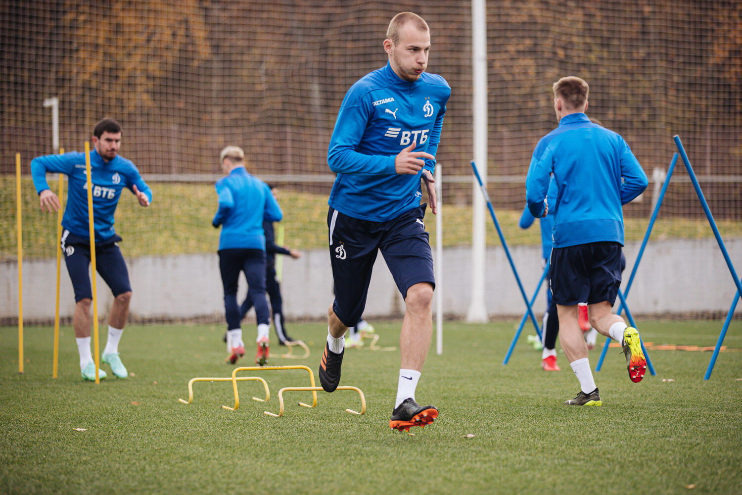 Training session on the eve of the match against Spartak