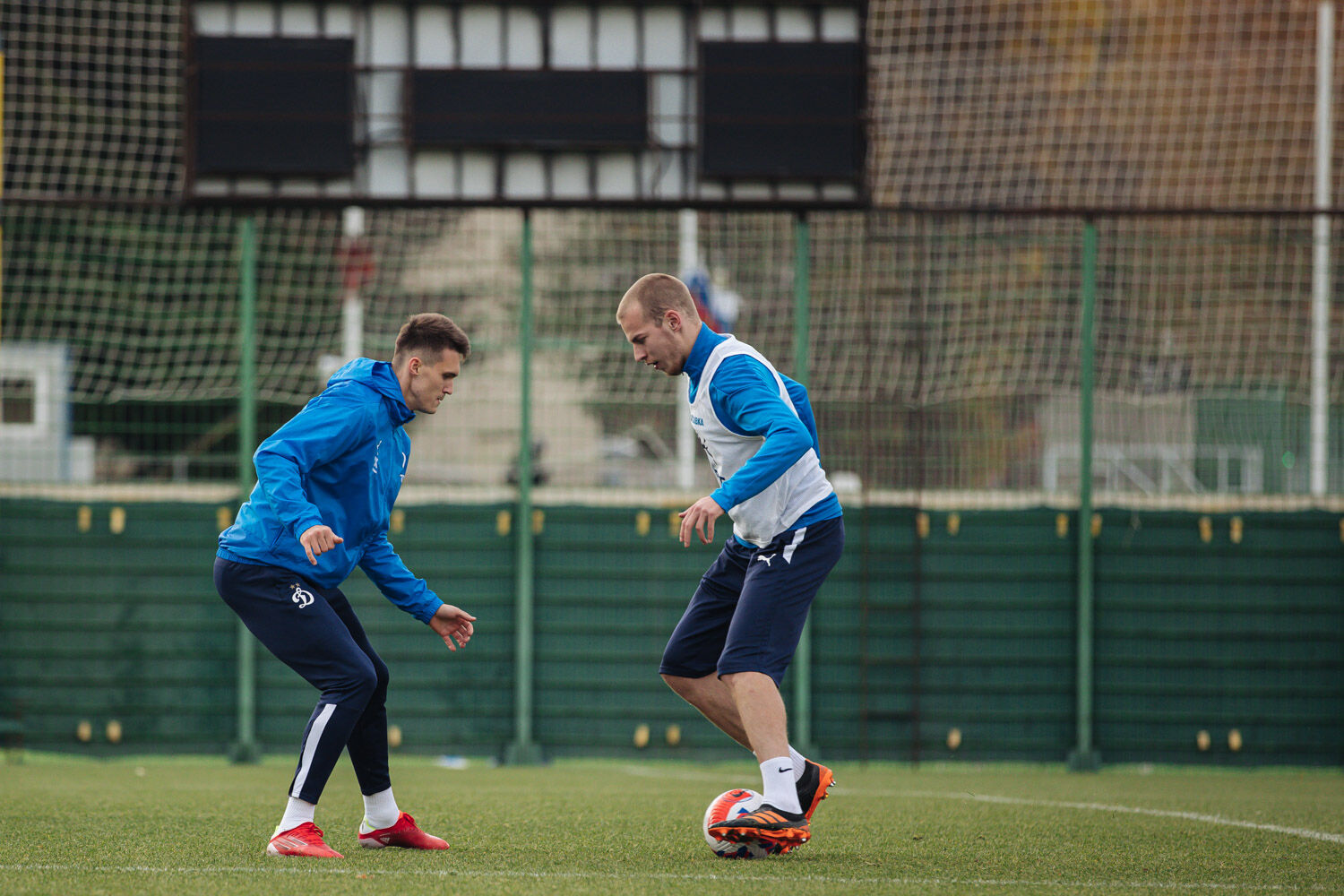 Training session on the eve of the match against Spartak