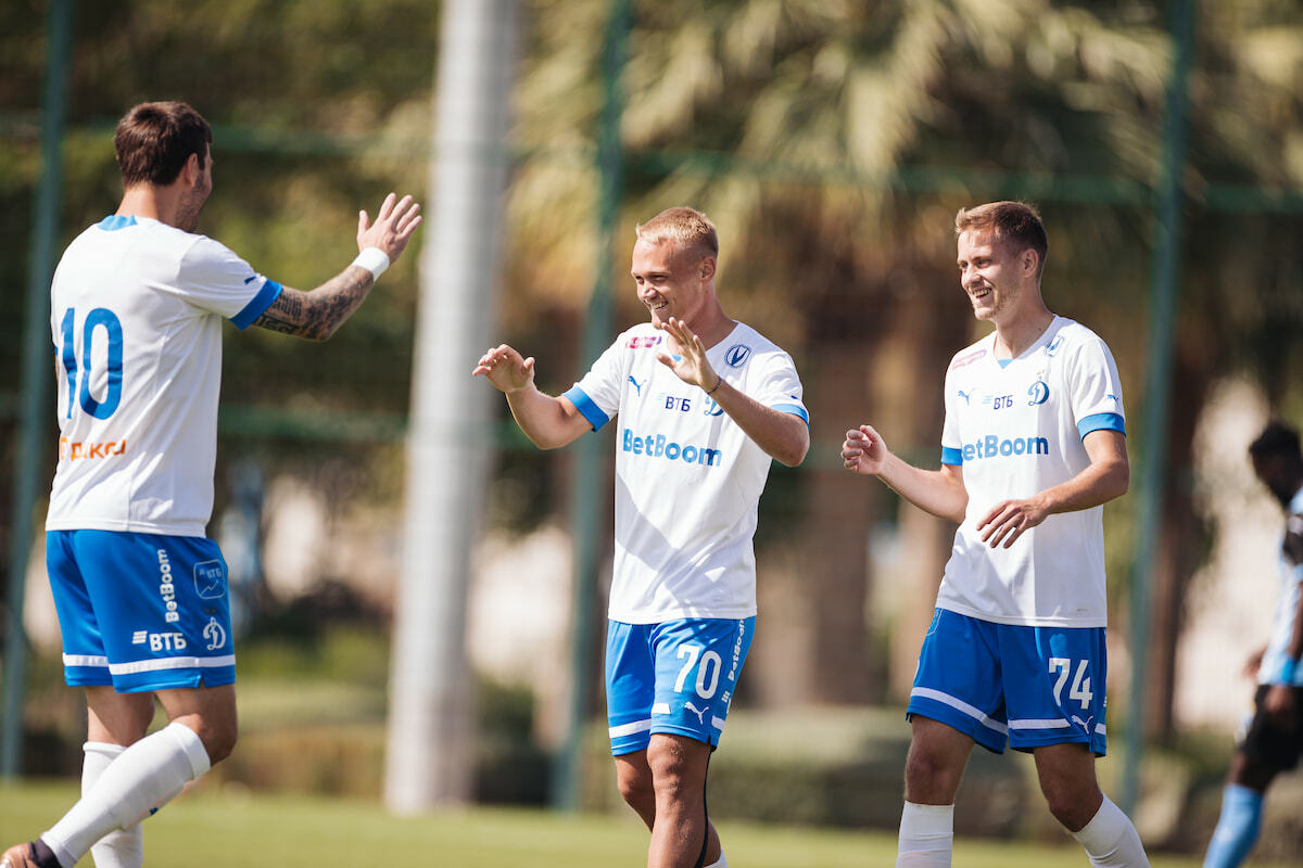 Dynamo players scored 9 goals against Al-Wakrah in a friendly match at the training camp in Qatar.