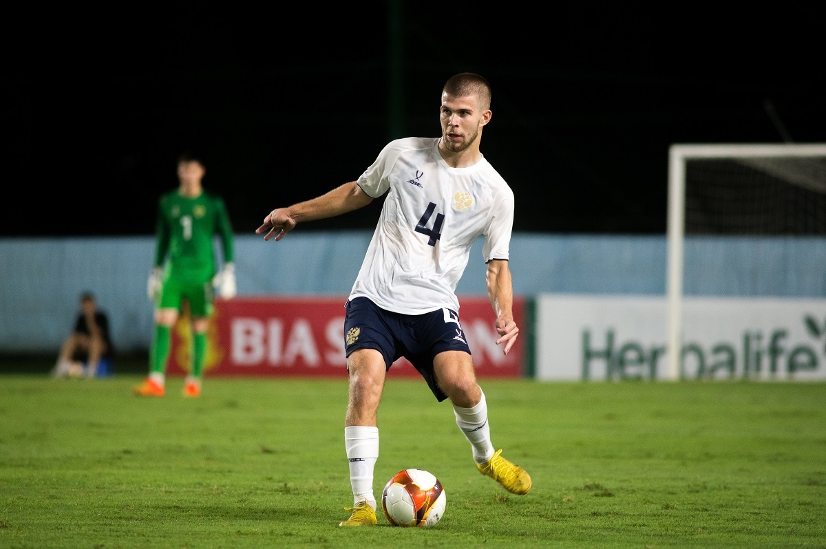 Scored for the Russian youth team