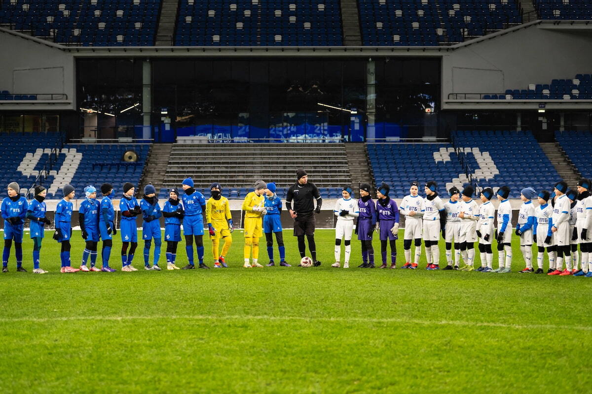 Pupils of the Dynamo school met with peers from Lev Yashin Academy