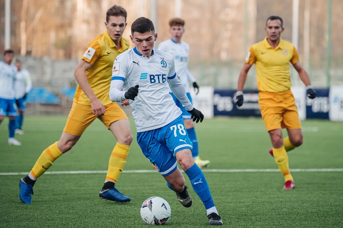 Футболисты «Динамо-2» взяли верх над второй командой «Олимпа-Долгопрудного»