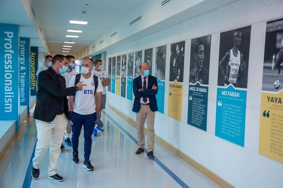 Медицинский штаб «Динамо» посетил в Катаре научную лабораторию Aspetar