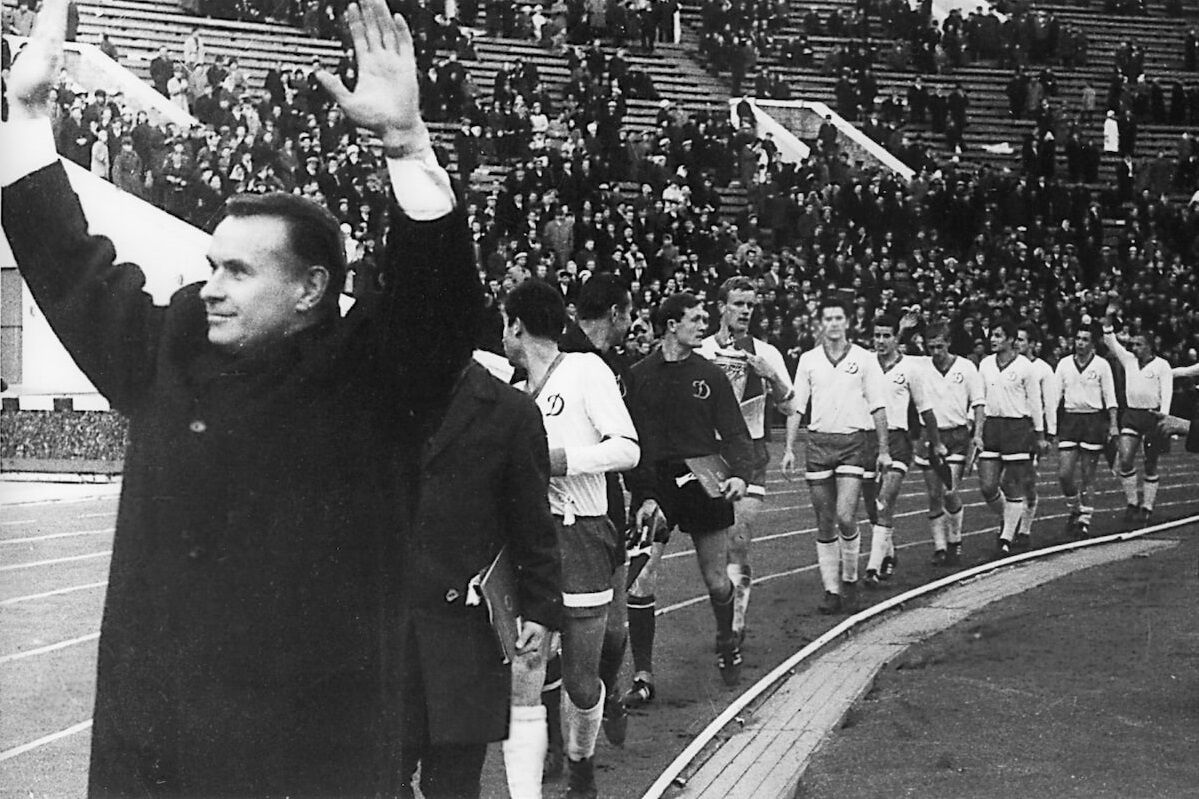 Динамовцы после финального матча Кубка СССР 1967 года