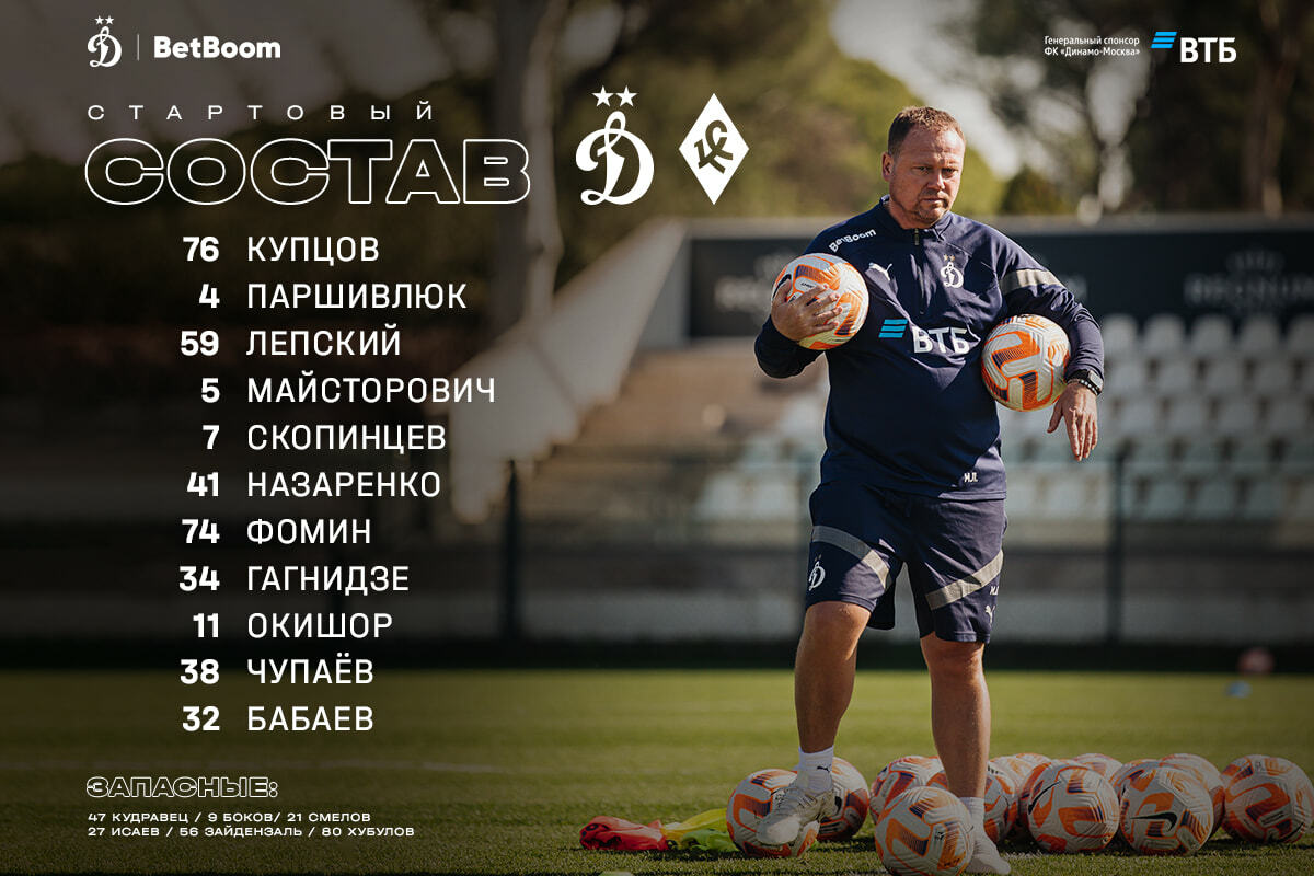 Parshivlyuk will come out with the captain's armband for the first match with Krylia | News of  FC Dynamo Moscow