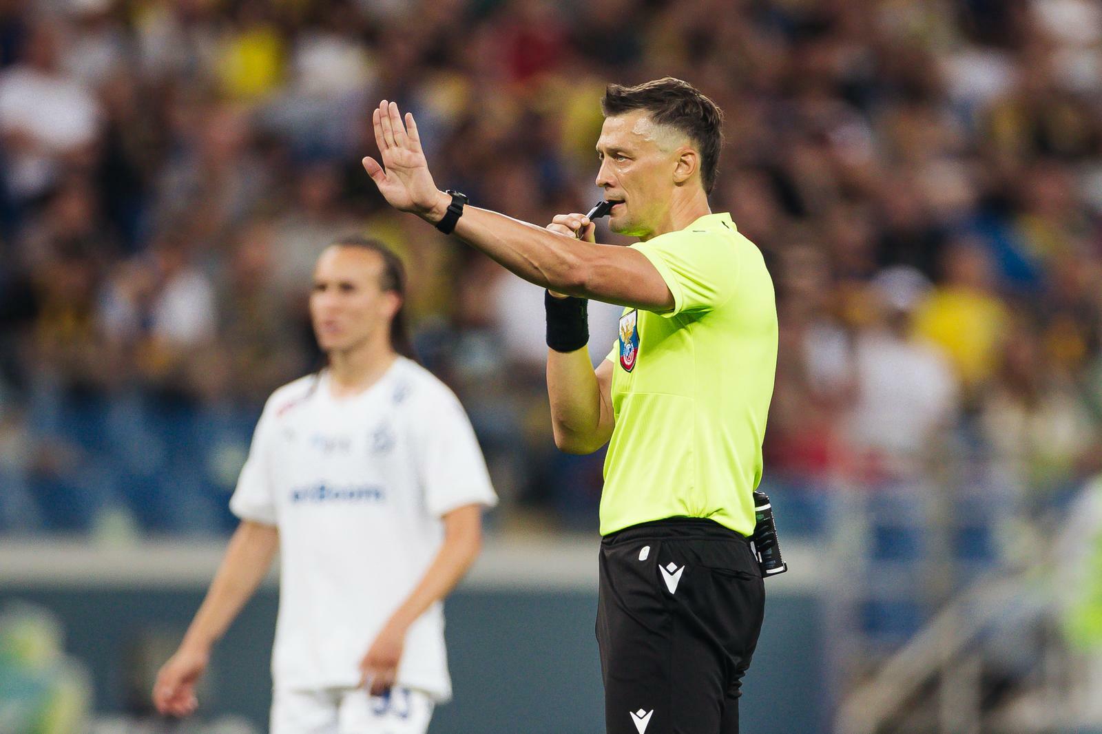 FC Dynamo Moscow News | Vasily Kazartsev appointed as the main referee for the Ural - Dynamo match. Official Dynamo club website.