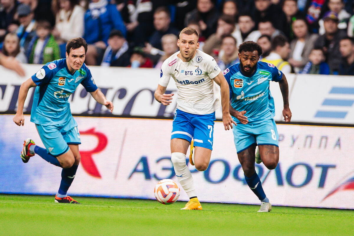 FC Dynamo Moscow News | Tyukavin's Goal Brings Victory to Dynamo over Zenit. Official Dynamo Club Website.