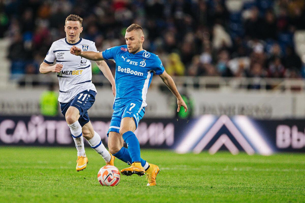 FC Dynamo Moscow News | Dynamo snatched victory in the dying minutes of the match against Baltika and moved to the top of the RPL. Official Dynamo club website.
