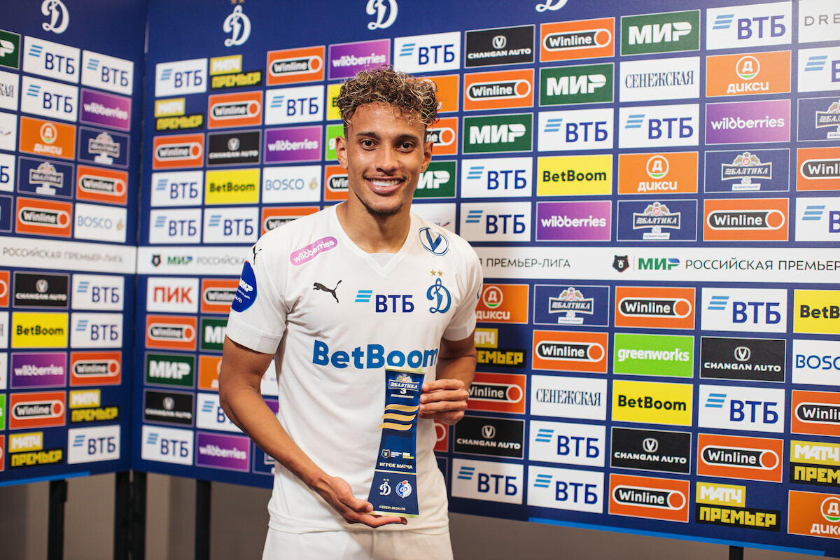 FC Dynamo Moscow News | Bitello was named the best player of the Dynamo — Fakel match. Official website of the Dynamo club.